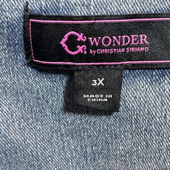 C Wonder by Christian Siriano Stretch Denim Dress - Picture 6 of 8